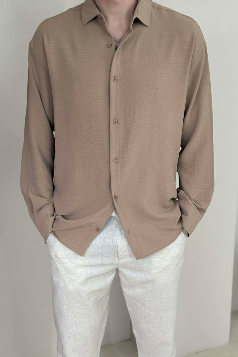 KEMISHE NJE NGJYRESHE PER MESHKUJ NE NGJYRE BEZHE TE ERRET - 3