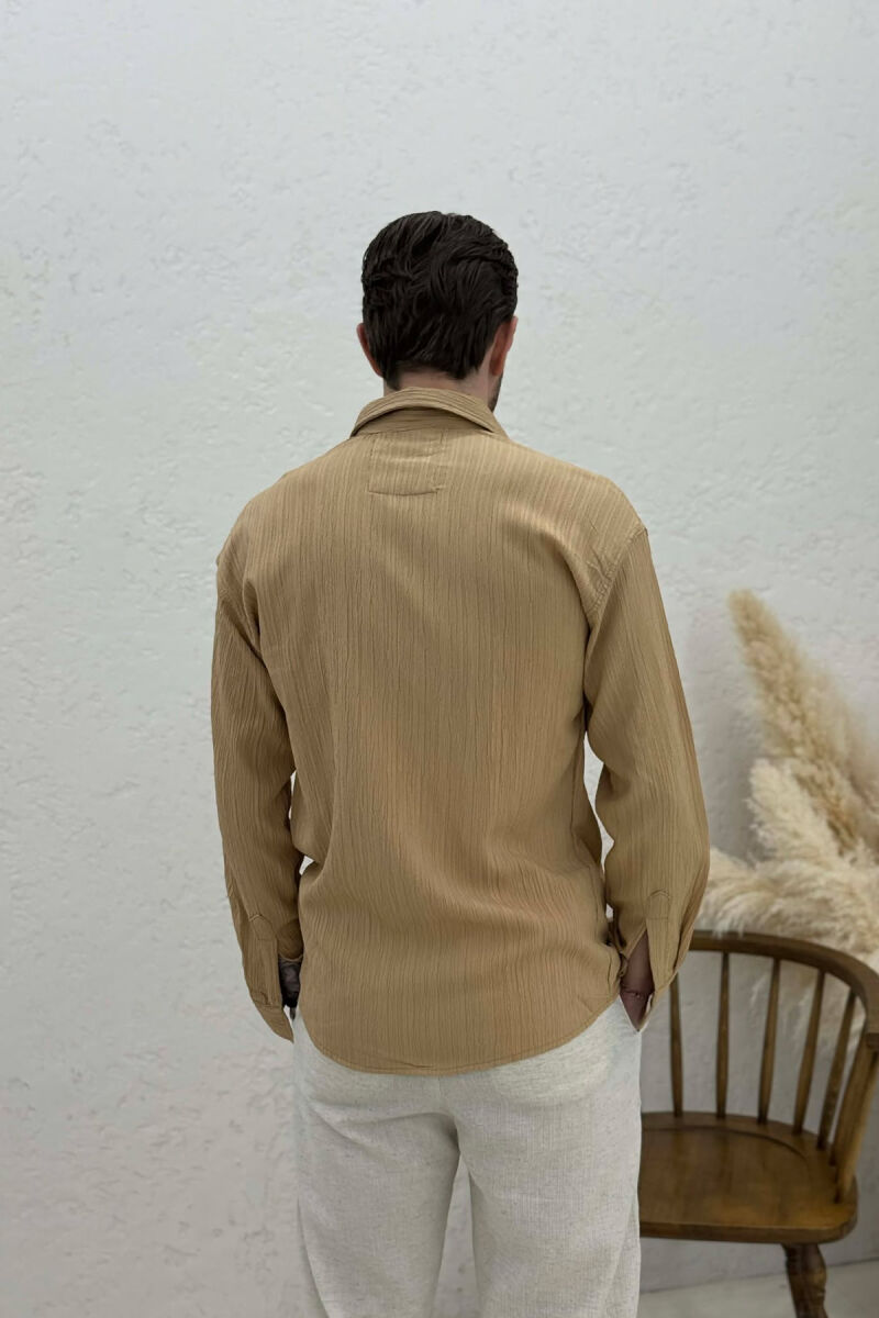 KEMISHE NJE NGJYRESHE PER MESHKUJ NE NGJYRE BEZHE - 4