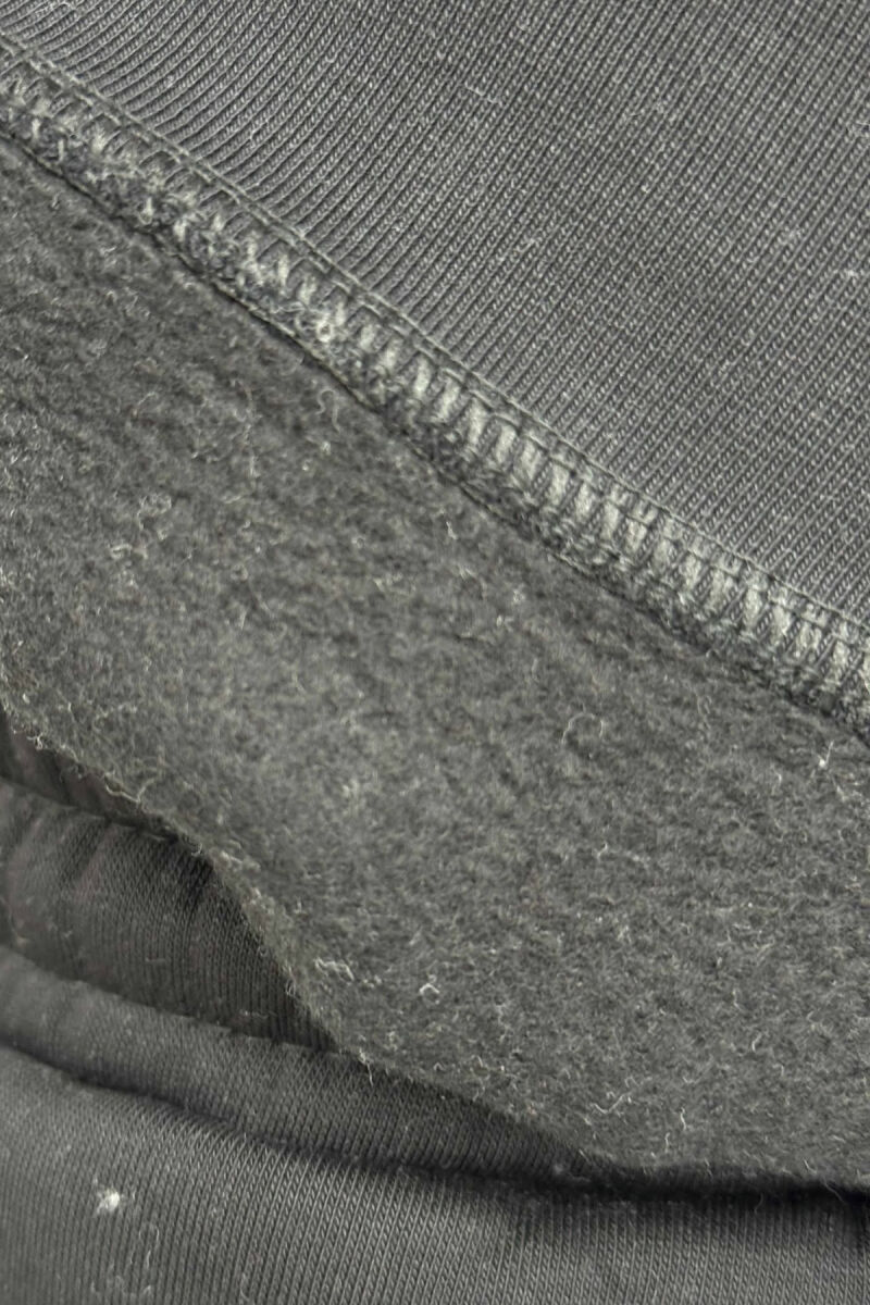 KOSTUM ME PUSH BLUZË ME JAKË TË RRUBULLAKËT+TUTA PËR MESHKUJ NË NGJYRË TË ZEZË - 4