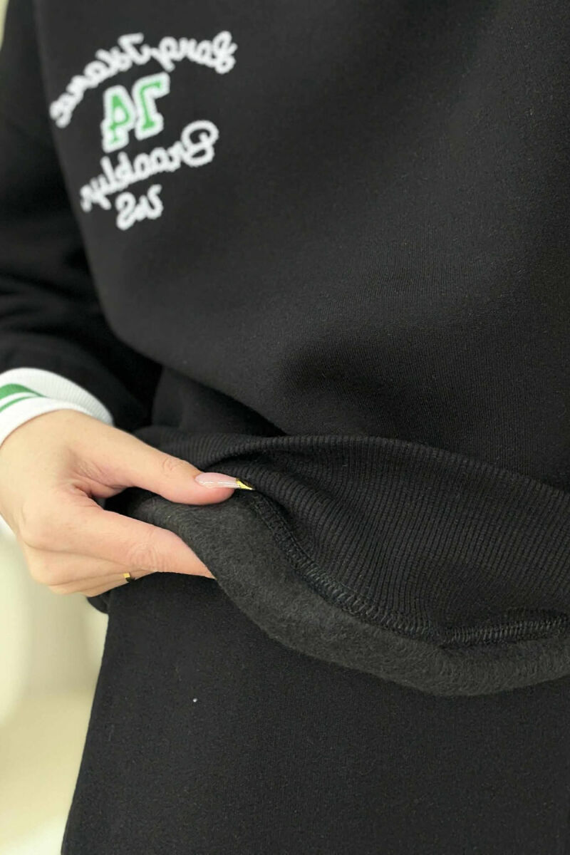 KOSTUM ME PUSH BLUZË+TUTA PËR FEMRA NË NGJYRË TË ZEZË - 4