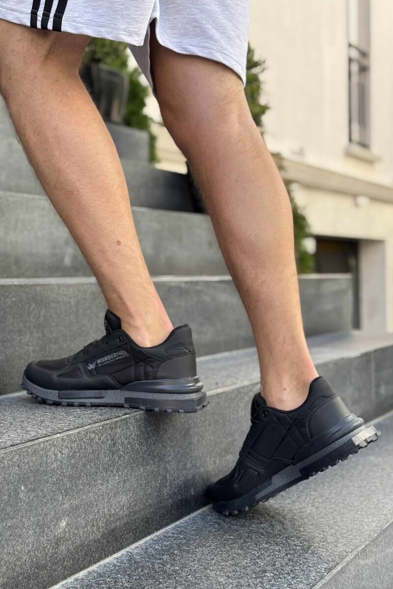 LACING PLATFORM MEN SNEAKERS BLACK/ E ZEZE - 2