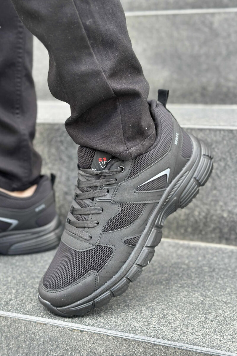 LACING PLATFORM MEN SNEAKERS BLACK/ E ZEZE - 3