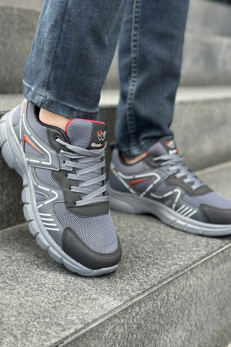 LACING PLATFORM MEN SNEAKERS GREY/GRI - 3