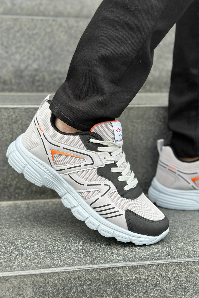 LACING PLATFORM MEN SNEAKERS LIGHT GREY/GZ - 2