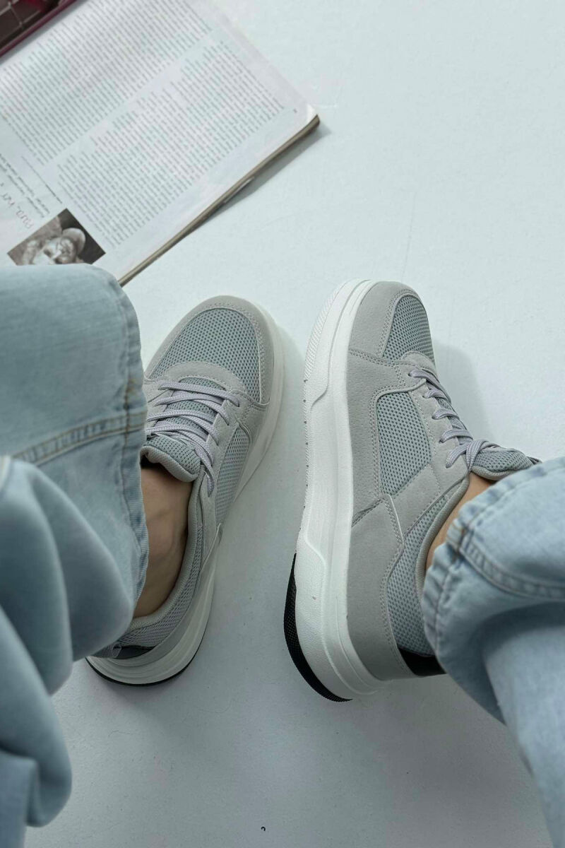 LACING PLATFORM ONE COLOR WOMEN SNEAKERS LIGHT GREY/GZ - 2