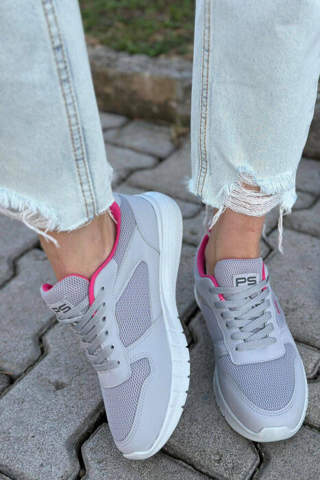 LACING SIMPLE WOMAN SNEAKERS GREY/GRI 