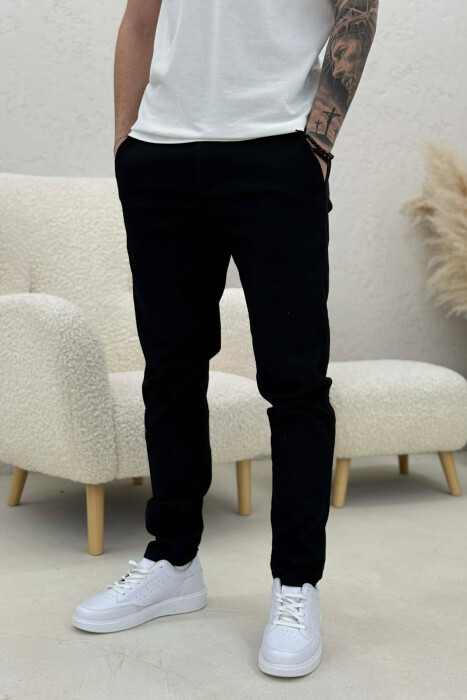 PANTALLONA ME LIDHSESE TEK BELI PER MESHKUJ NE NGJYRE TE ZEZE 