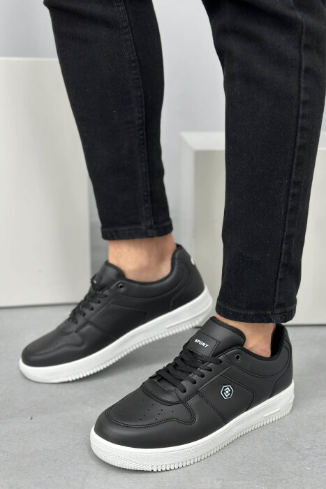 LACINGS SIMPLE MEN SNEAKERS BLACK/ E ZEZE 