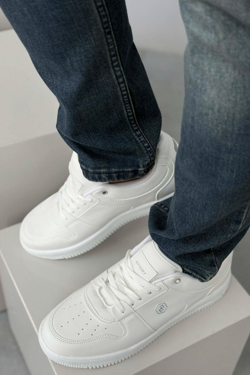 LACINGS SIMPLE MEN SNEAKERS WHITE-E BARDHE - 2