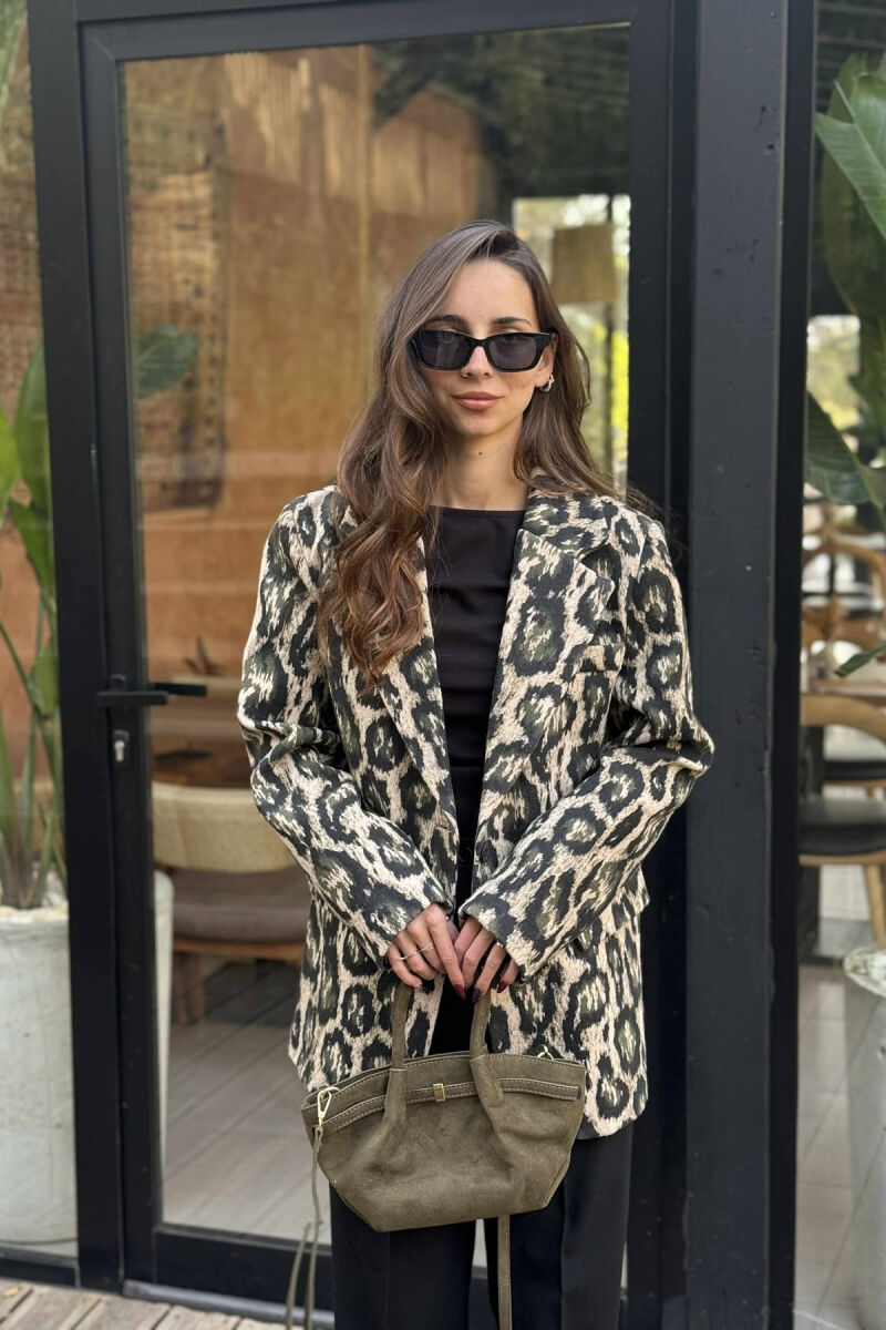 LEO DESIGN CLASSIC WOMEN JACKET GREEN/JESHILE - 2