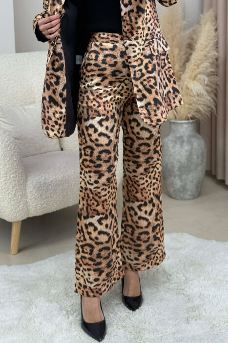 LEO DESIGN JACKET+TROUSERS WOMEN SET LEO/LEOPARD - 3