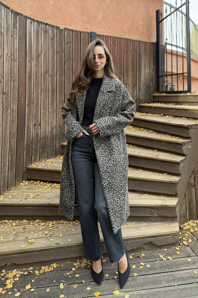 LEO DESIGN SIMPLE WOMEN COAT LEO/LEOPARD - 2