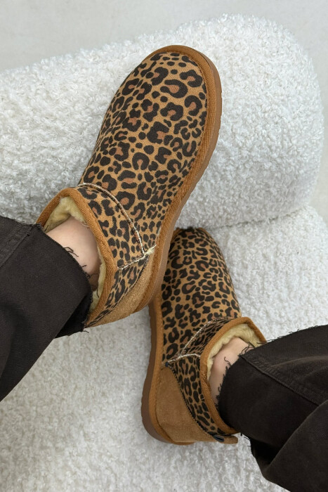 LEO DESIGN WARM WOMEN UGG LEO/LEOPARD - 2