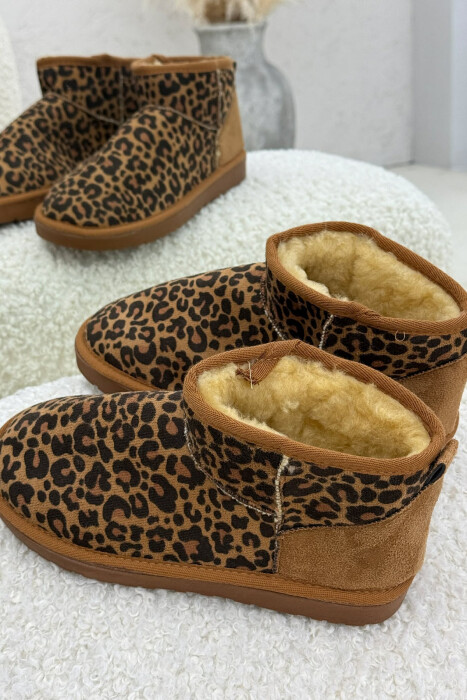 LEO DESIGN WARM WOMEN UGG LEO/LEOPARD - 3