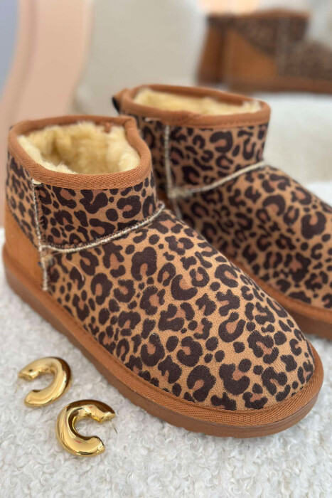 LEO DESIGN WARM WOMEN UGG LEO/LEOPARD - 7