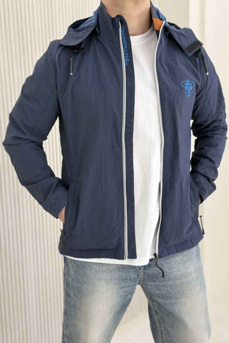 LIGHT RUNNING ONE COLOR MEN JACKET BLUE/BLU 