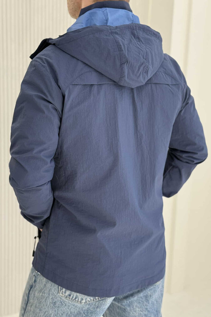 LIGHT RUNNING ONE COLOR MEN JACKET BLUE/BLU - 5