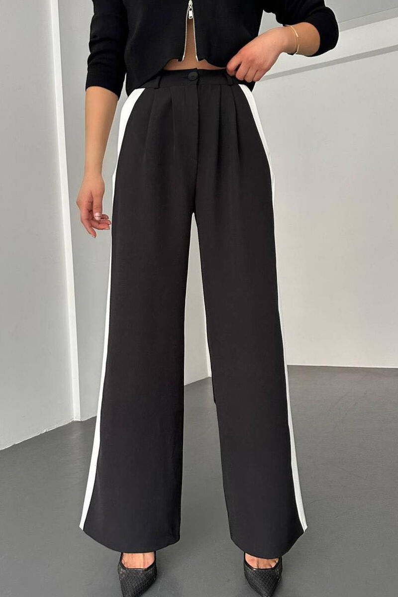 LINE WOMAN TROUSERS BLACK TROUSERS BS-7338
