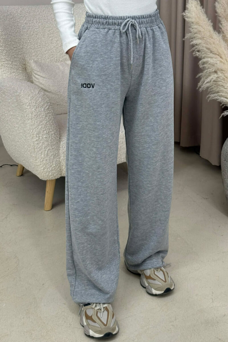 LITTLE WRITTINGS SIMPLE WOMEN SWEATPANTS GREY/GRI - 1