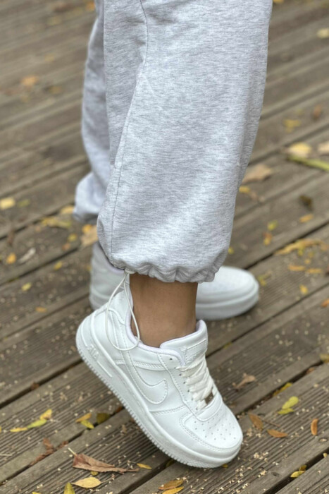 LITTLE WRITTINGS SIMPLE WOMEN SWEATPANTS LIGHT GREY/GZ - 4