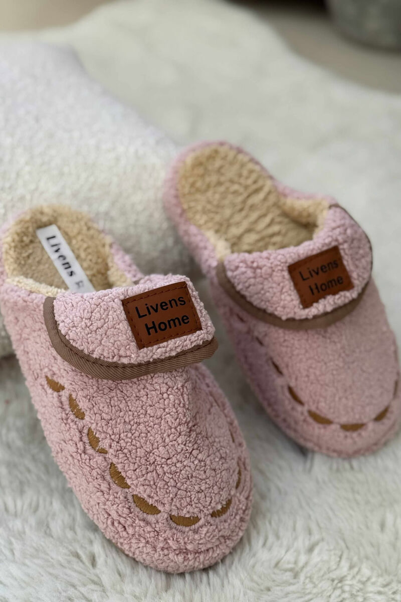 LITTLE WRITTINGS TEDDY WOMEN SLIPPERS PINK/ROZE - 4