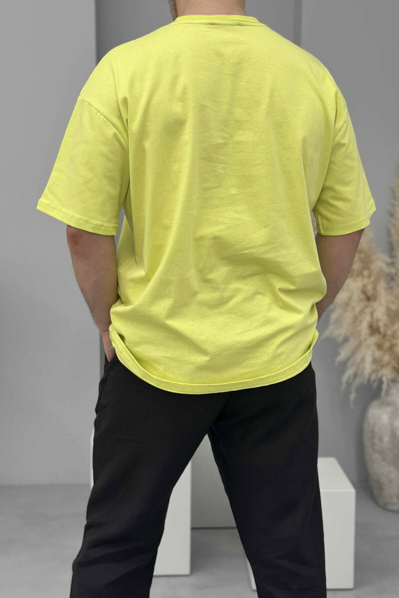 MILANO FRONT WRITTING MEN T-SHIRT NEON/NEON - 2