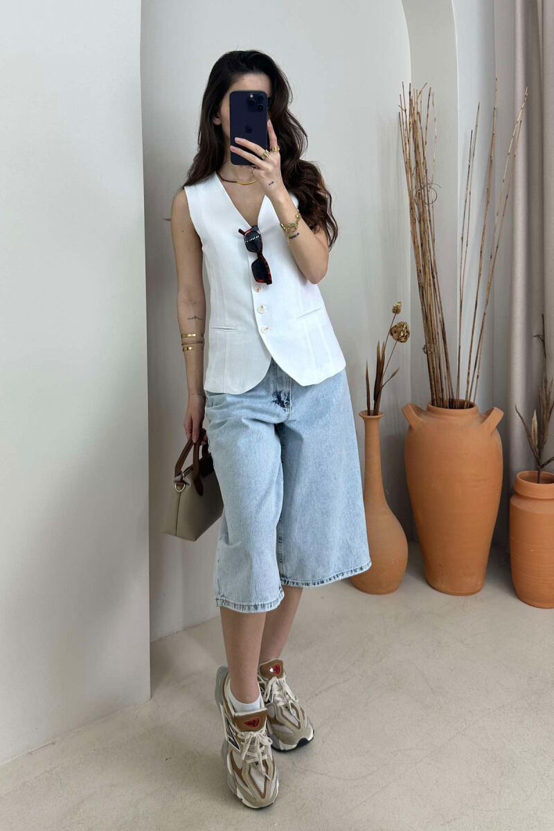 MOM STYLE WOMAN SHORTS LIGHTBLUE/BZ - 3