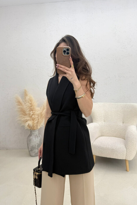 JELEK KLASIK ME LIDHESE PER FEMRA NE NGJYRE TE ZEZE - KLAUDIO FASHION