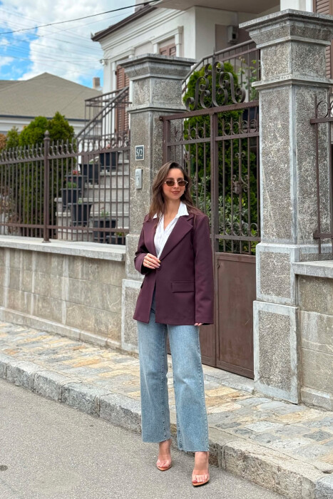 XHAKETE KLASIKE PER FEMRA NE NGJYRE GRI HEKURI - KLAUDIO FASHION