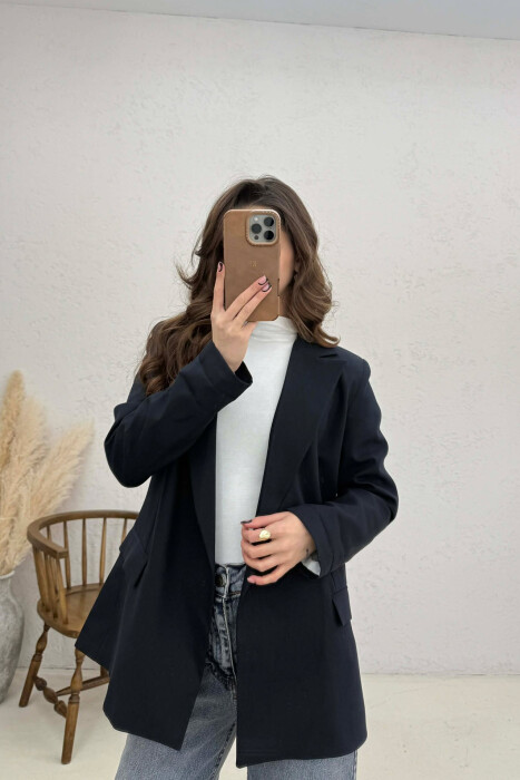 ONE COLOR CLASSIC WOMEN JACKET BLUE/BLU - 2