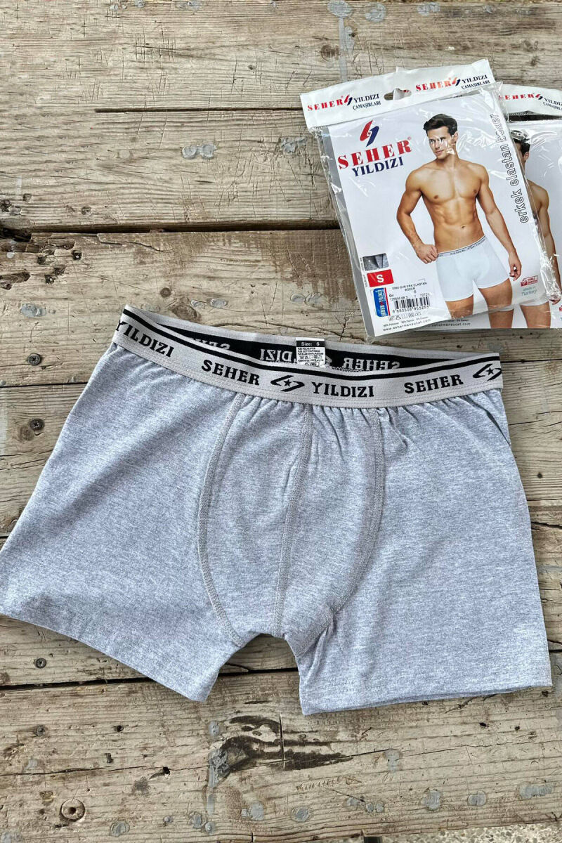 ONE COLOR ELASTAN MEN BOXES GREY/GRI - 2