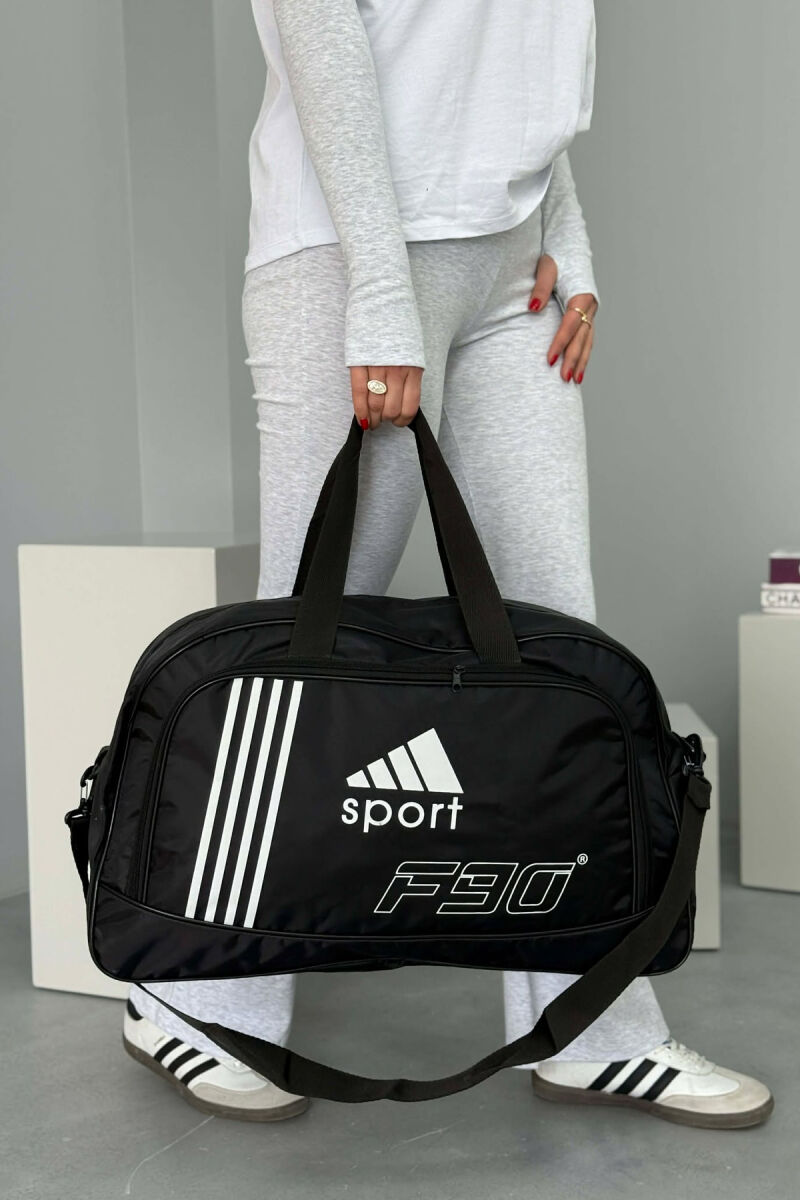 ONE COLOR HANDLE TRAVEL BAG BLACK/ E ZEZE - 1