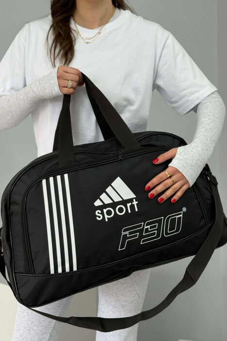 ONE COLOR HANDLE TRAVEL BAG BLACK/ E ZEZE - 6