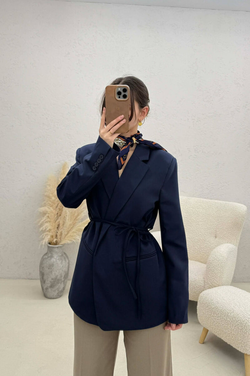 ONE COLOR LACING WOMEN JACKET BLUE/BLU - 2