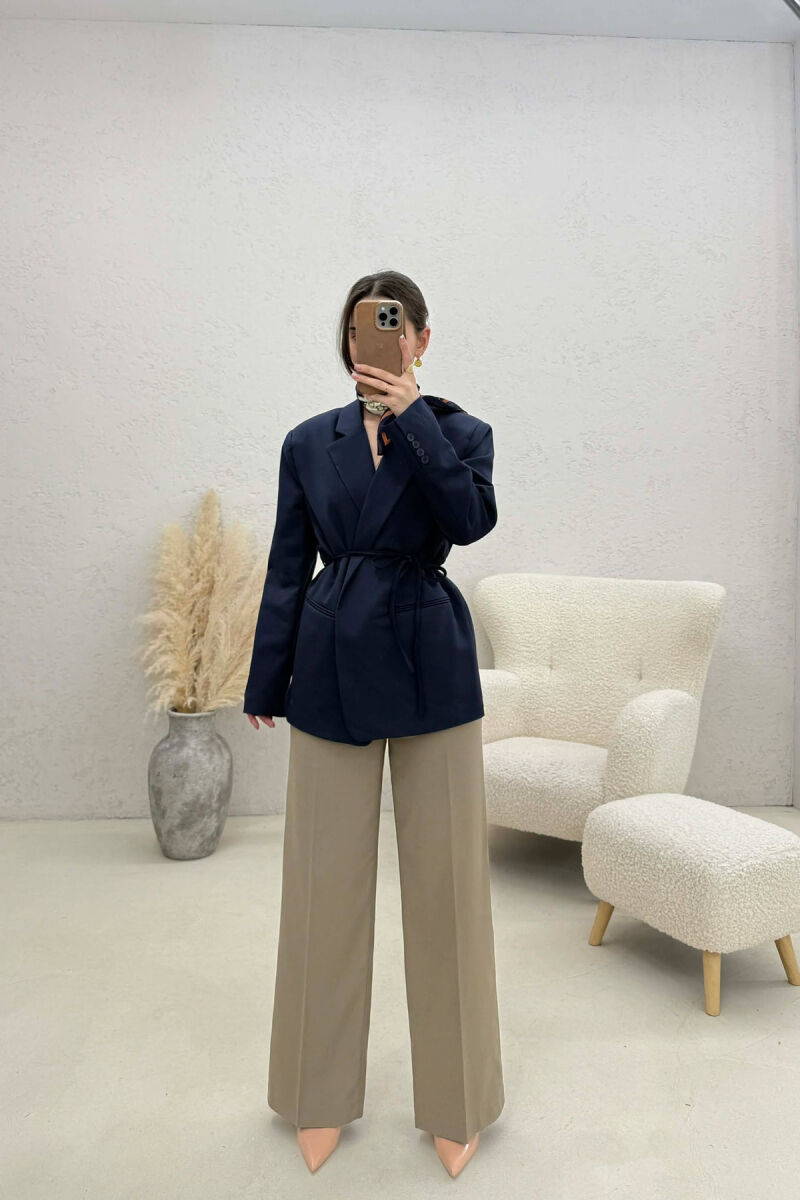 ONE COLOR LACING WOMEN JACKET BLUE/BLU - 4