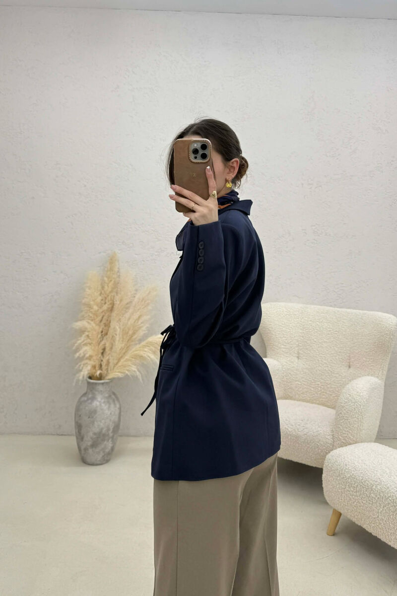 ONE COLOR LACING WOMEN JACKET BLUE/BLU - 5