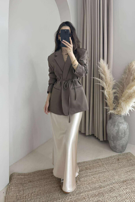 ONE COLOR LACING WOMEN JACKET OLIVE/ULLI - 1