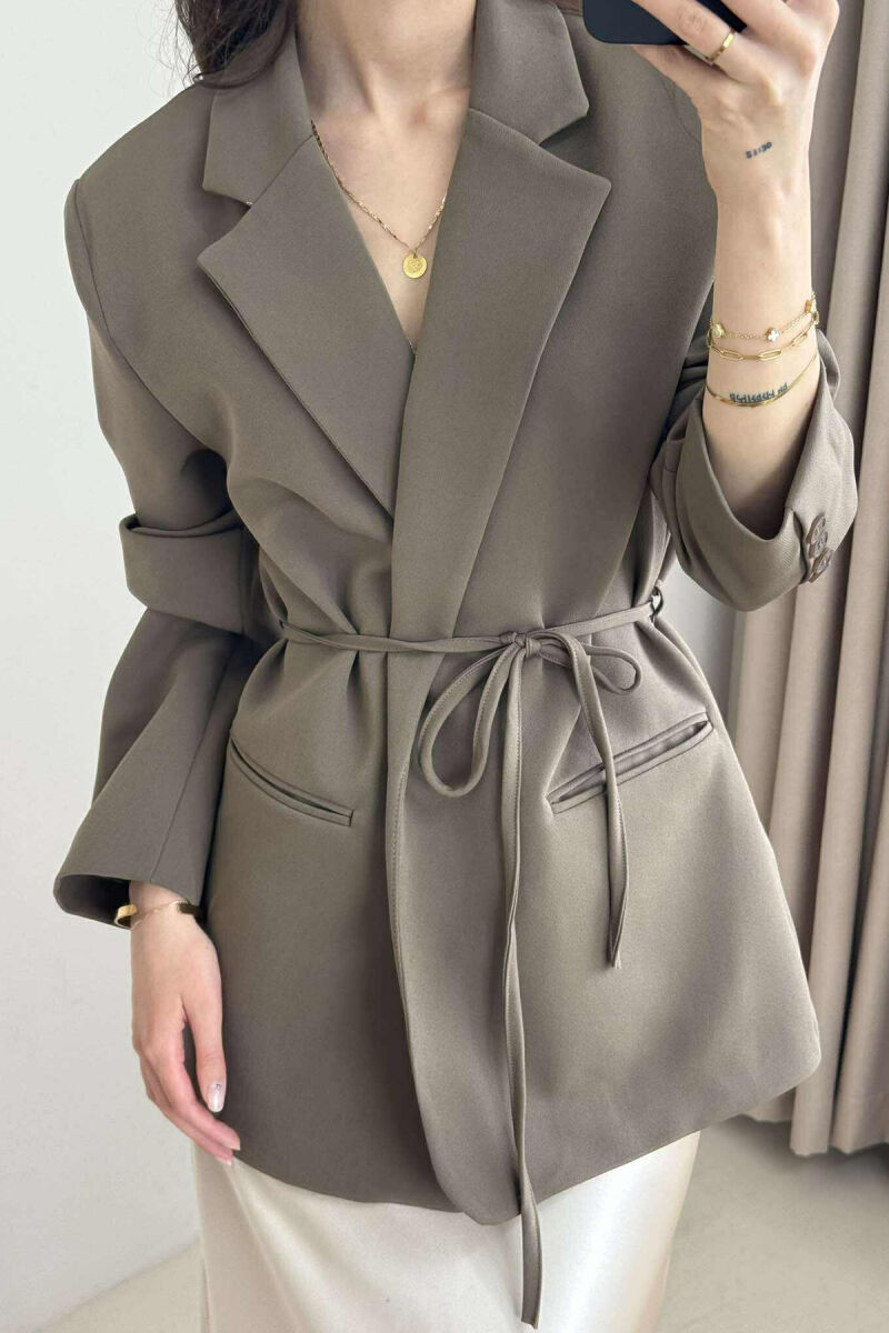 ONE COLOR LACING WOMEN JACKET OLIVE/ULLI - 4