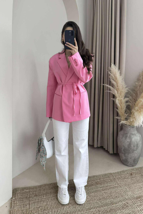 ONE COLOR LACING WOMEN JACKET PINK/ROZE 