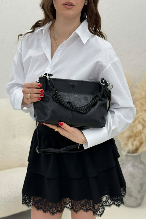 ÇANTE NJE NGJYERSHE LEKURE PER FEMRA NE NGJYRE TE ZEZE - 2