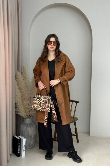 ONE COLOR LEATHER ZIPPER WOMEN BAG LEO/LEOPARD - 4