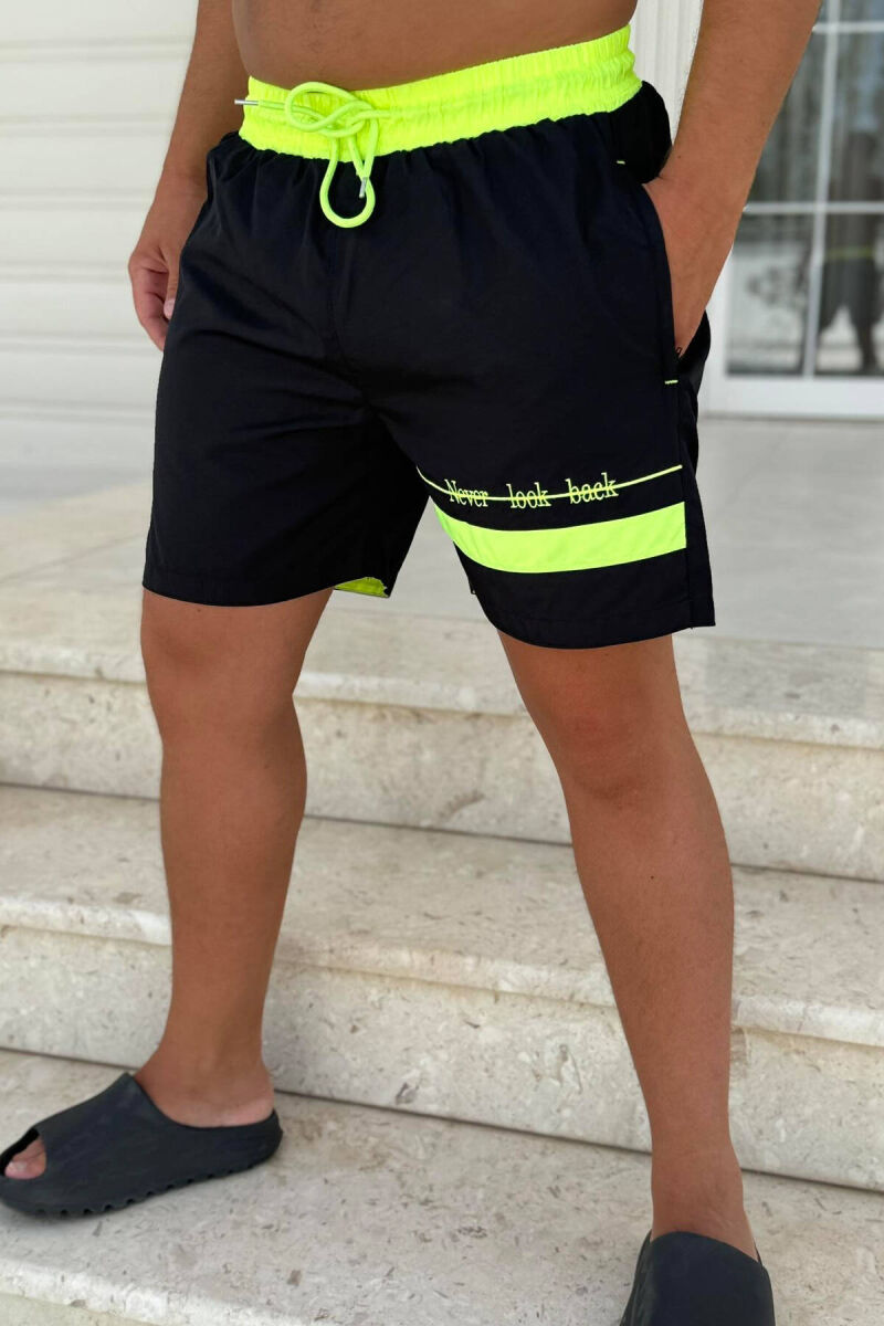 ONE COLOR MAN SWIM WEAR BLACK/ E ZEZE - 1