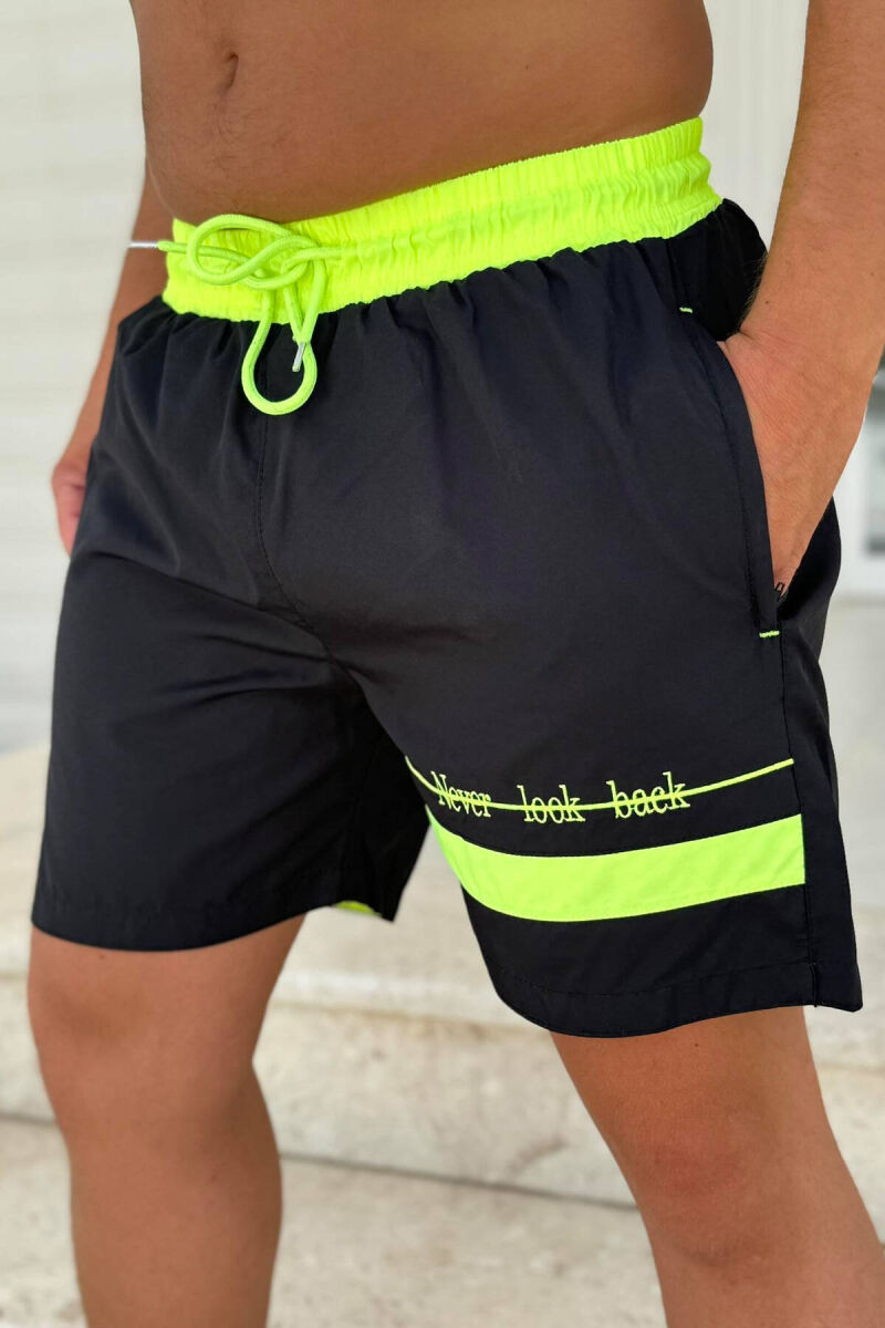 ONE COLOR MAN SWIM WEAR BLACK/ E ZEZE - 4