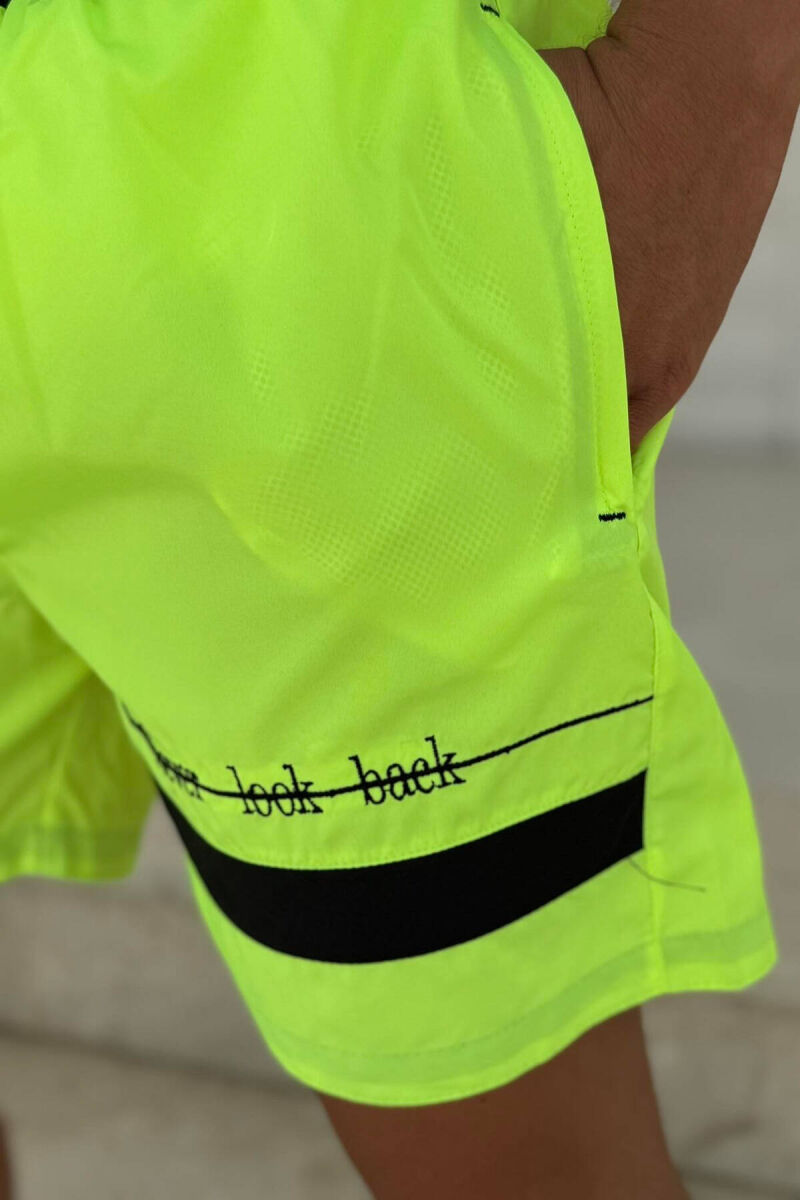 ONE COLOR MAN SWIM WEAR NEON/NEON - 4