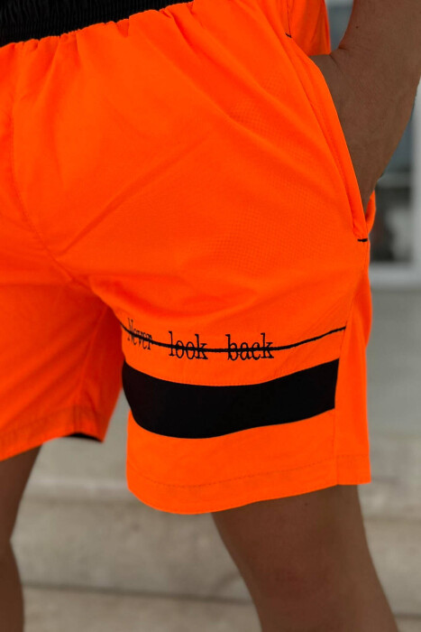 ONE COLOR MAN SWIM WEAR ORANGE/PORTOKALLI - 2