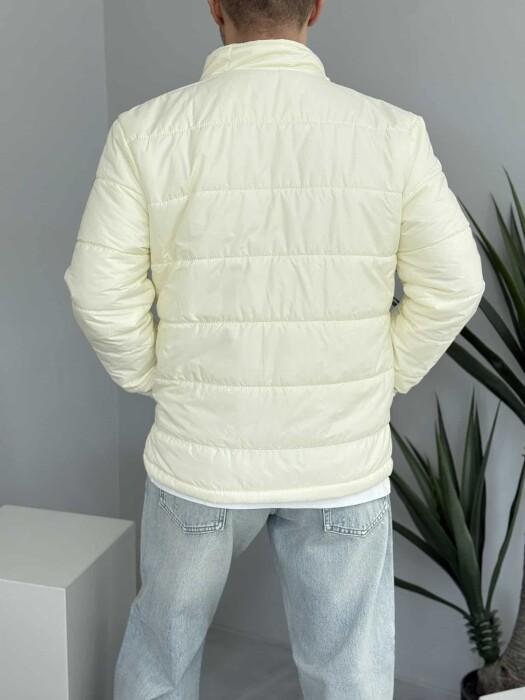 ONE COLOR MEN PUFFER JACKET CREAM/KREM - 12