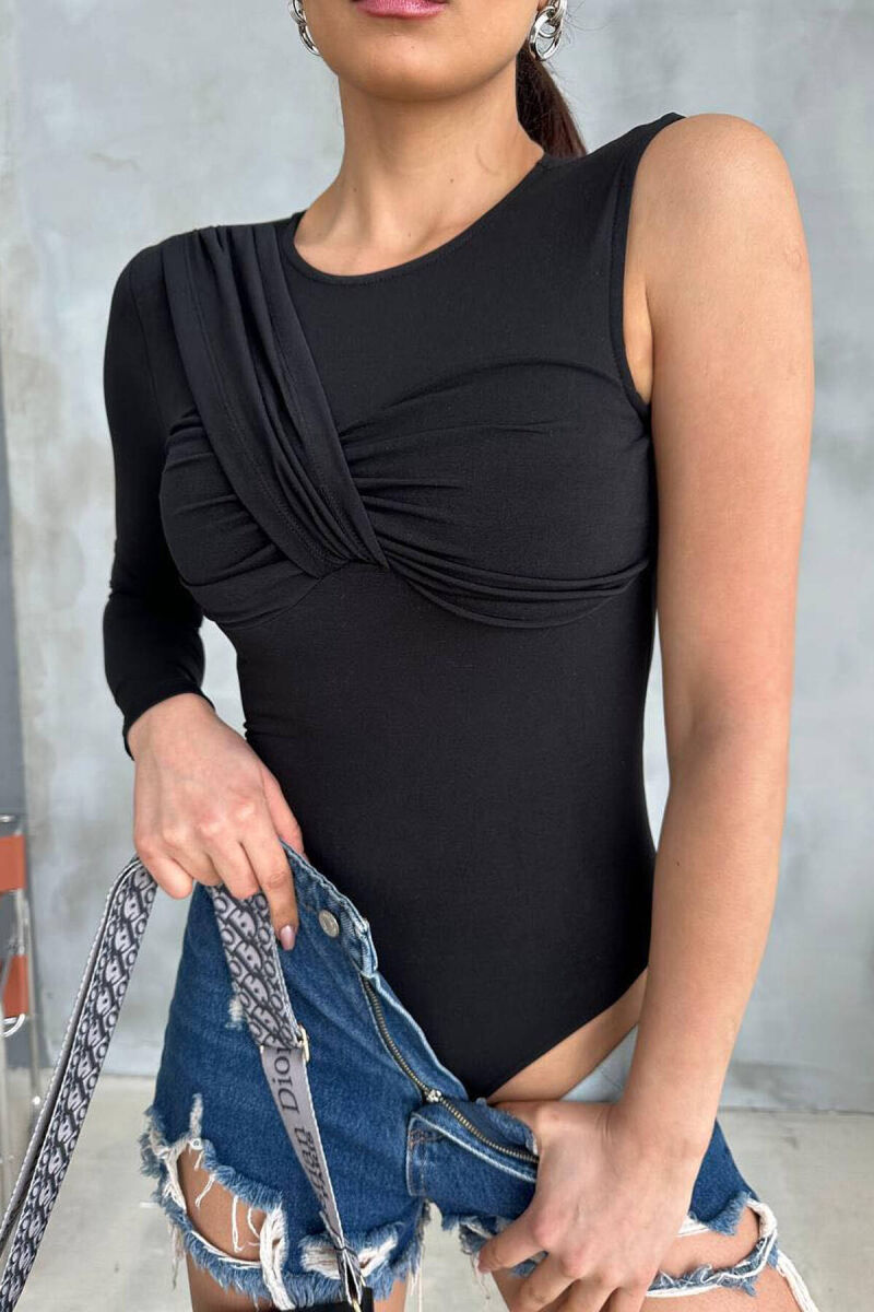 ONE COLOR ONE ARM WOMAN BODY BLACK/ E ZEZE - 7