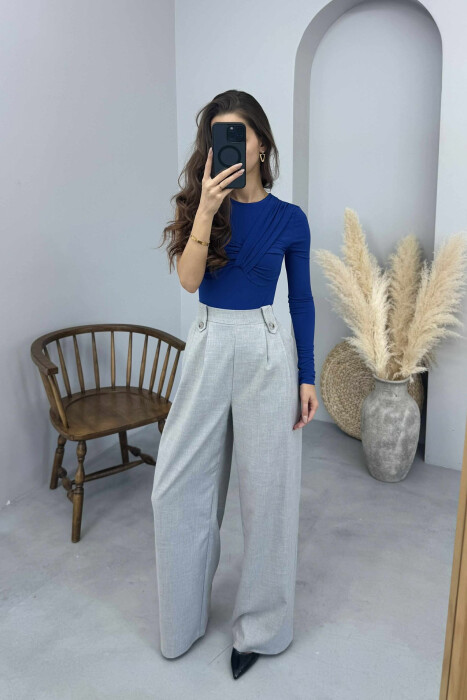 ONE COLOR ONE ARM WOMAN BODY BLUE/BLU 