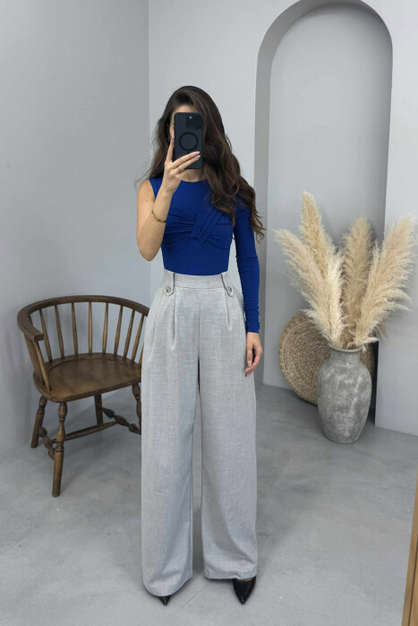 ONE COLOR ONE ARM WOMAN BODY BLUE/BLU - 3