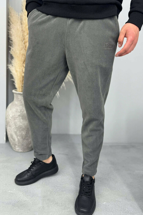 ONE COLOR POLAR SIMPLE MEN SWEATPANTS GREY ASH/GRI HIRI - 1